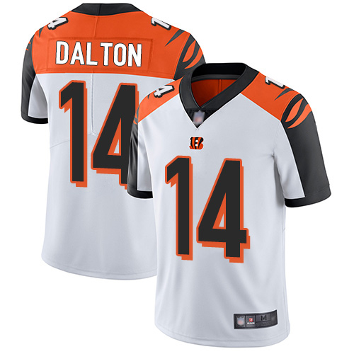 Cincinnati Bengals Limited White Men Andy Dalton Road Jersey NFL Footballl 14 Vapor Untouchable